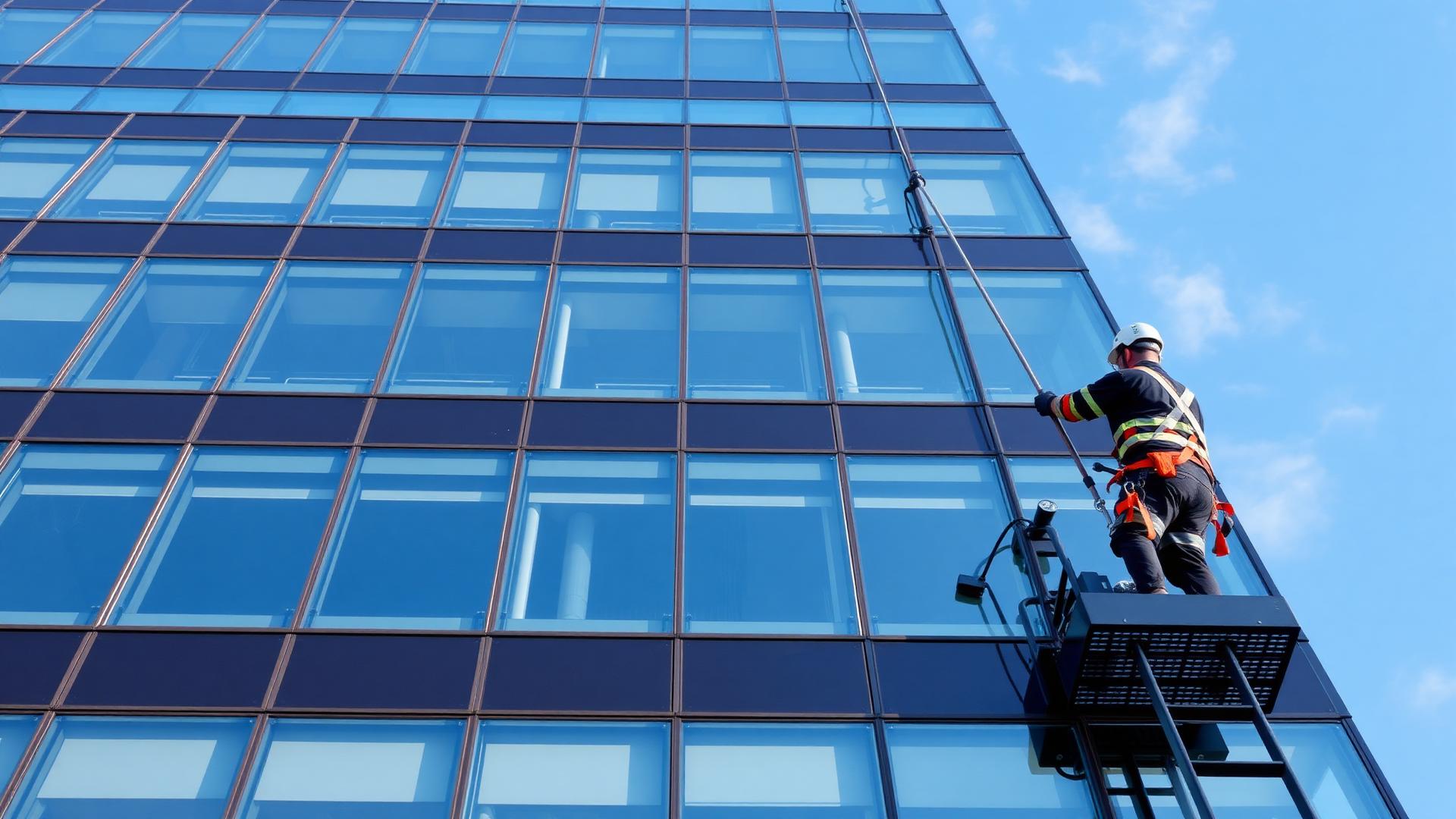 Professional commercial window cleaning services in Metro Detroit